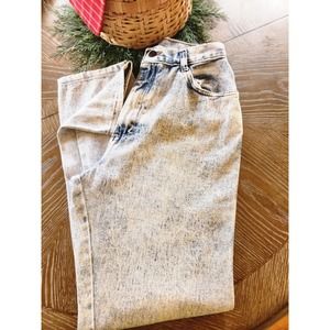 Cap Ferrat Vintage Acid Wash High Rise 80's Jean